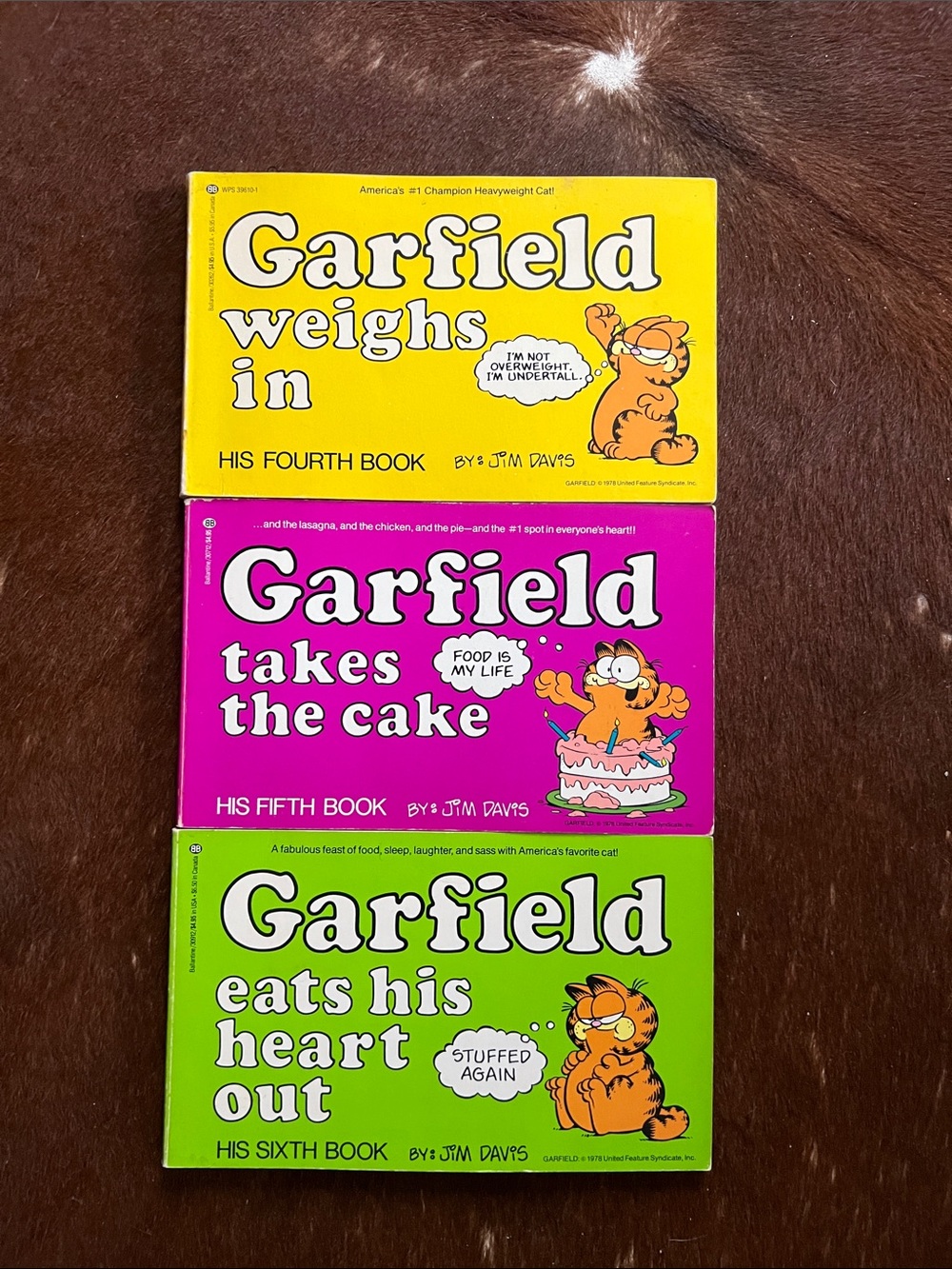 Garfield Comic Book Lot - Colorful Vintage Covers, 4th, 5th and 6th